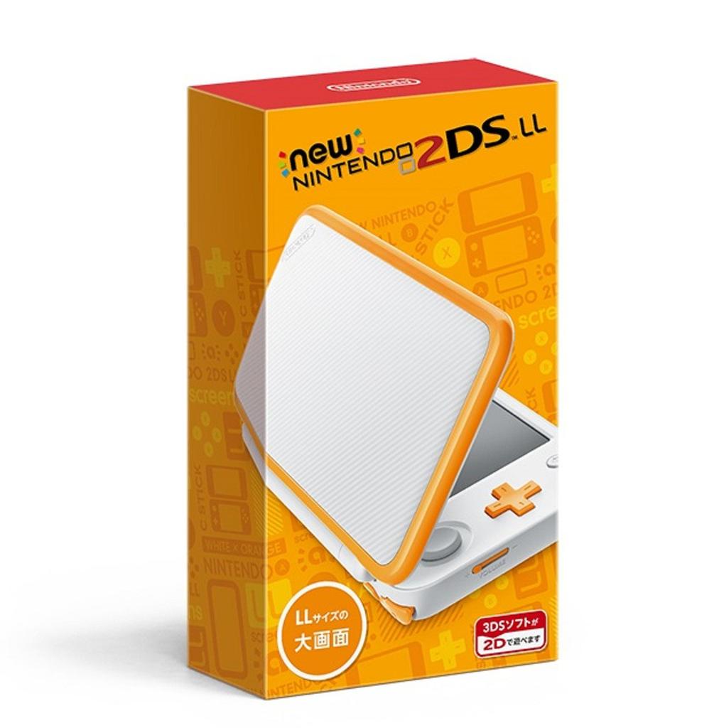 New Nintendo 2DS LL White X Orange