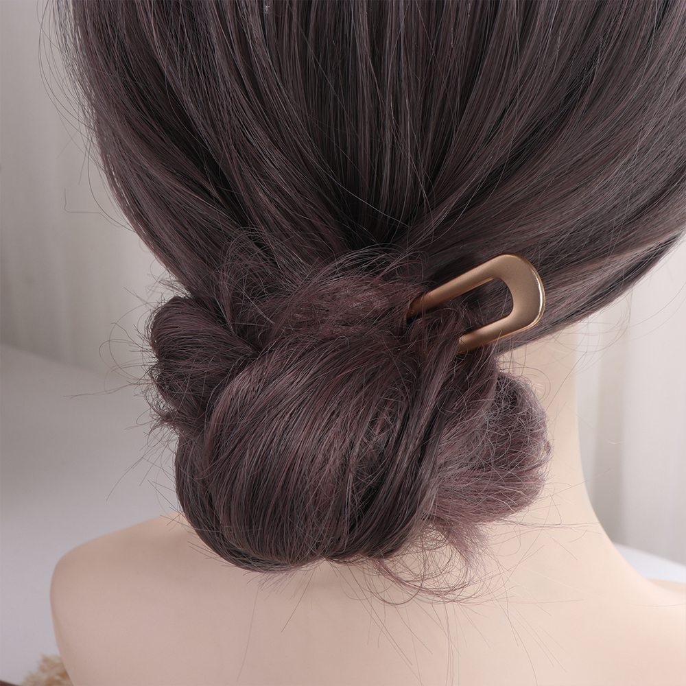 Electroplate U Shape Barrettes Simple Chinese Hair Pin High Quality Hair Sticks  Women Headdress