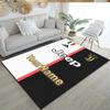 Juventus Customize Your Name Floor Mat Design for Living Rooms Kitchen Dining Room Decorate room Antislip Carpet Anime Office Decor Spiritual Gift
