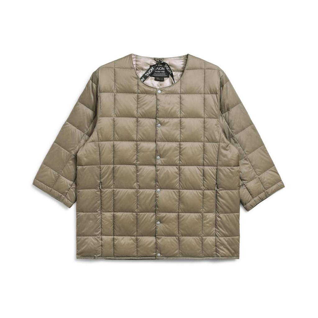 Пуховик Taion с рукавами 3/4 и круглым вырезом 014 мужской