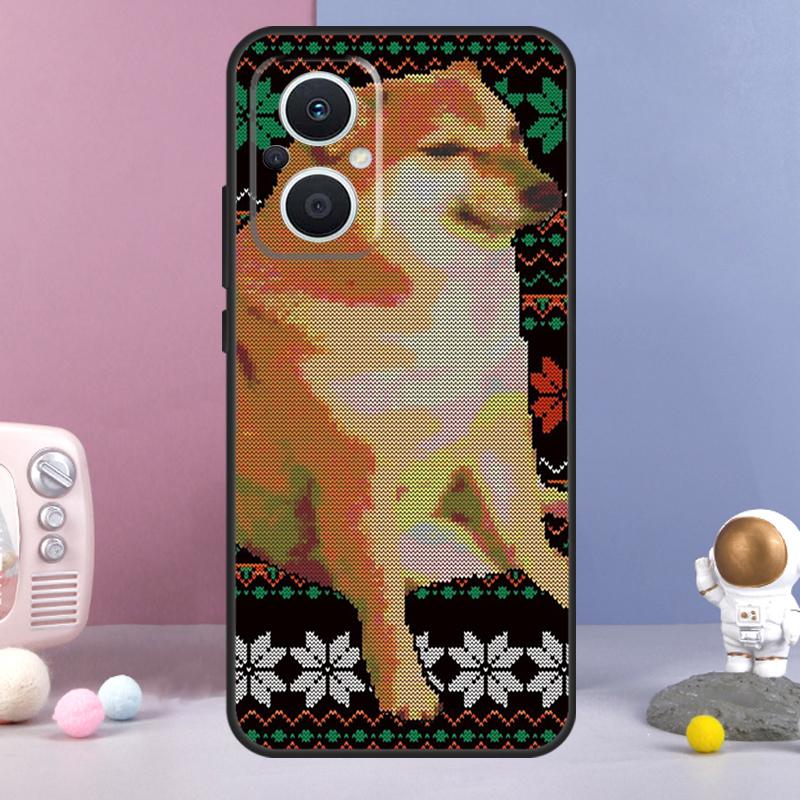 Cheems Doge Funda For OPPO Reno 13 F 11F 12F 14F 10 11 12 14 Pro 7 8 Lite OPPO Find X6 X5 X8 X9 Pro Case