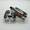 Retro Aluminum Alloy Bicycle Pedals Safety Non-Slip Bike Pedals Durable Reflective Strips Road Bike Pedals Outdoor Sports