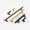 Brass Furniture Handles Modern Nordic Pulls Wardrobe Dresser Cupboard Cabinet Drawer Shoe Box Wine Bar Knobs
