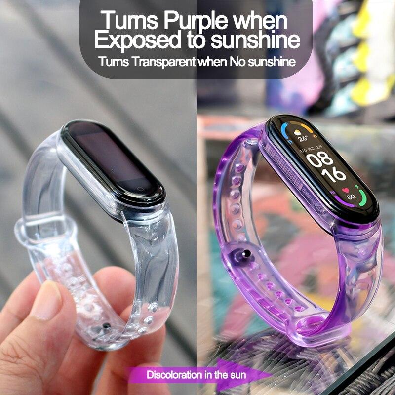 Ремешок для Xiaomi Mi Band 6 5 4 3, сменный браслет для Mi Band5, браслет из ТПУ с защитой от пота, сменный ремешок для Miband Mi, ремешки для часов