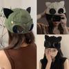 Unisex Double Face Baseball Peaked Hip Hop Pilot Personality Cute Sunglasses Small Face Women's Hats Cat Ears