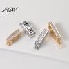 Adjustable Necklace Clasp Shortener for Thin Chains, Chain Clip with Rhinestone, Metal Jewelry Adjuster Clasp, Bracelet Making Supplies