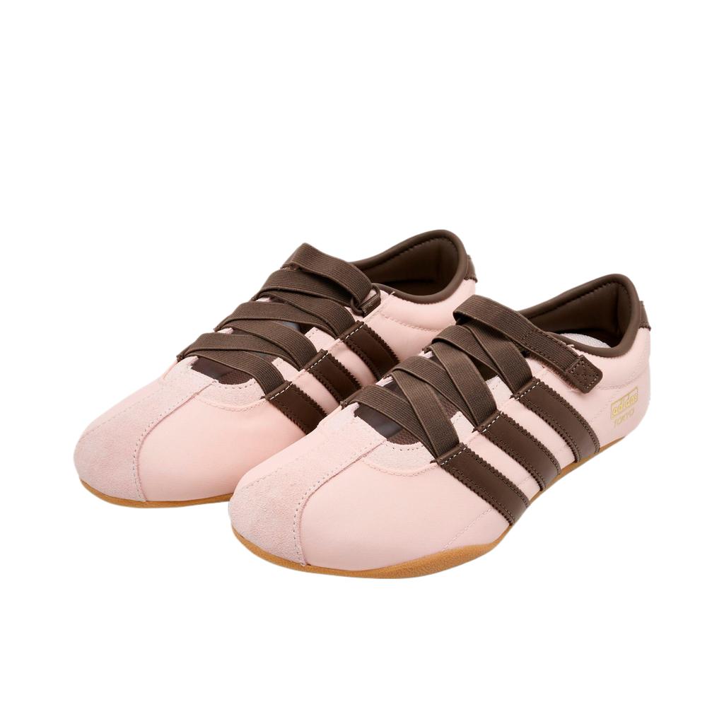 adidas Токио Мэри Джейн Песочно-розовые Земляные Слои Женские Кроссовки Земляные Слои Золотисто-металлические IH4000