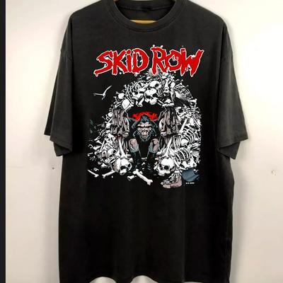 Винтажный подарок Skid Row для фанатов Унисекс S-5XL Футболка 14D161 Унисекс Футболка