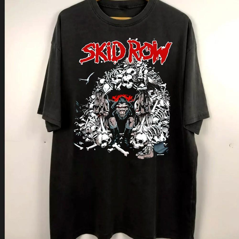 Винтажный подарок Skid Row для фанатов Унисекс S-5XL Футболка 14D161 Унисекс Футболка