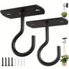 2.5 Inch Hanging Plant Ceiling Hook, Wall-mounted Clothes Hanger Plant Hook, Plant Wall Hook,  Wind Chime, Indoor and Outdoor Decoration Hook