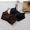 2025 Summer Korean Style Women's Push-up Wireless Cross Back Seamless Bra
