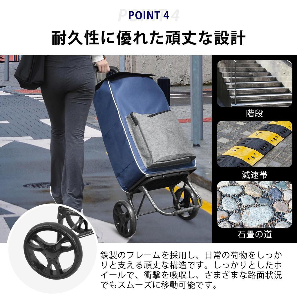 AutoGo Carry Large 30L Shopping Vegetable Outdoor Wagon Cart, Foldable, Capacity, Cart, Compact, Lightweight, Outdoor, 2-Wheel Dolly, Shopping,