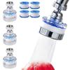 With Universal Adapter Water Filter Splash-proof Faucet Nozzle New Faucet Extension