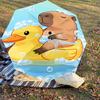 1PC duck bear Umbrella-8-Rib Reinforced Portable Folding Travel Suitable for All Seasons Outdoor Daily Use-G403