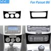Для Volkswagen Passat B6 2006-2011 Накладка на панель управления кондиционером AC Piano Black Аксессуары для интерьера автомобиля Наклейка