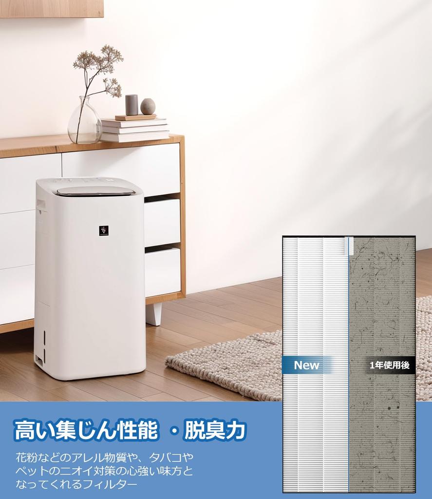 Dust Collecting HEPA Filter and Deodorizing Filter for Sharp Humidifying Air Purifier FZ-GD70HF FZ-GD70DF KC-GD70 KC-HD70