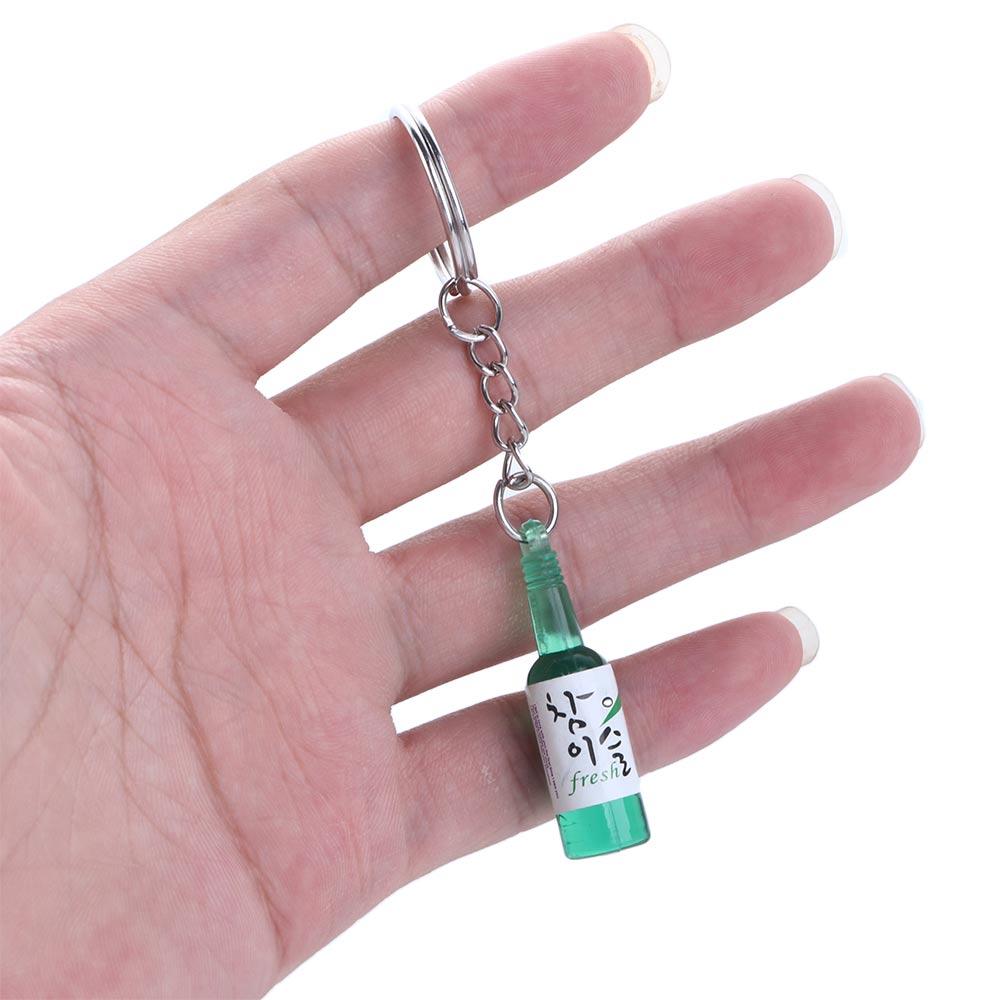 Подвеска Автомобильный ключ Аксессуары Банки соджу Брелок Моделирование Брелок Банки соджу