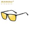 aoron Men and Women Polarized Sunglasses Colorful Sunglasses Sunglasses Fashion Night Vision Glasses Aluminum Magnesium Legs