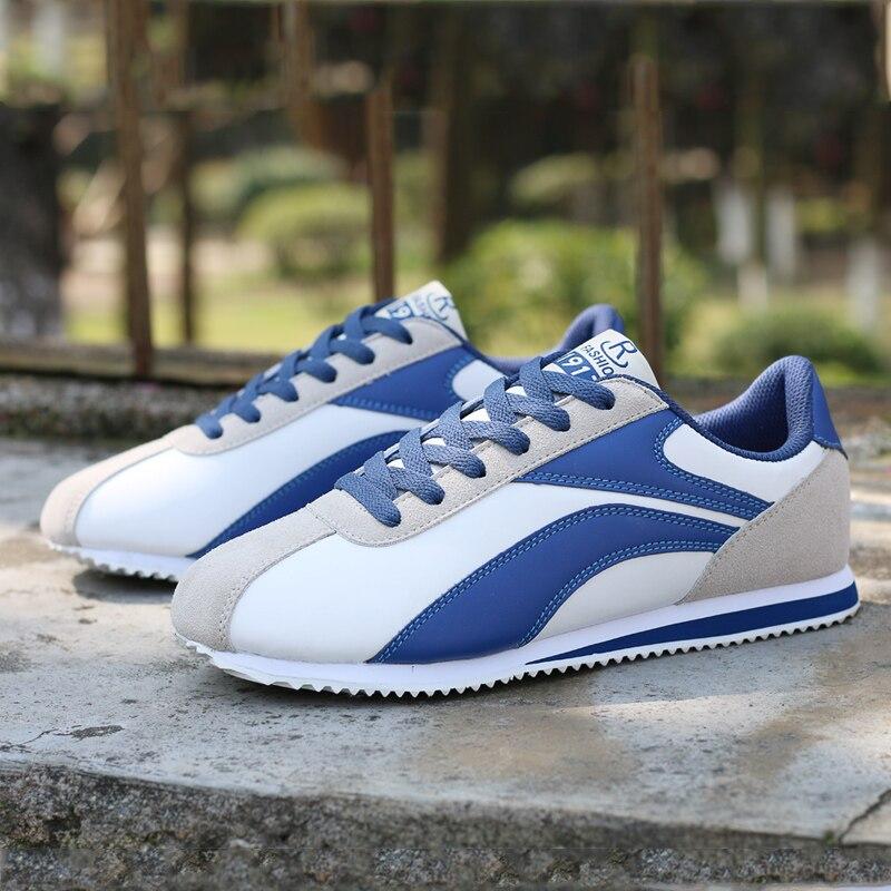 Кроссовки Новая Мода Повседневные Кроссовки Кожаные Плоские Для Вождения Удобные Для Бега Тренировочная Атлетическая Обувь Мужская Обувь для Зала