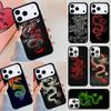Чехол для телефона с драконом для Apple iPhone 17 Air 16E 15 14 Plus 13 12 11 Pro Max Mini Funda Cover