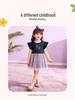 Летнее детское платье с мультяшным принтом Little Maven - Милая детская марлевая юбка, европейский и американский стиль