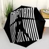 Ronaldo's Iconic Number Seven Outdoor Automatic Umbrella Compact & Durable 8-Rib Design Foldable Design for Women/Men Elegant Women's Umbrella