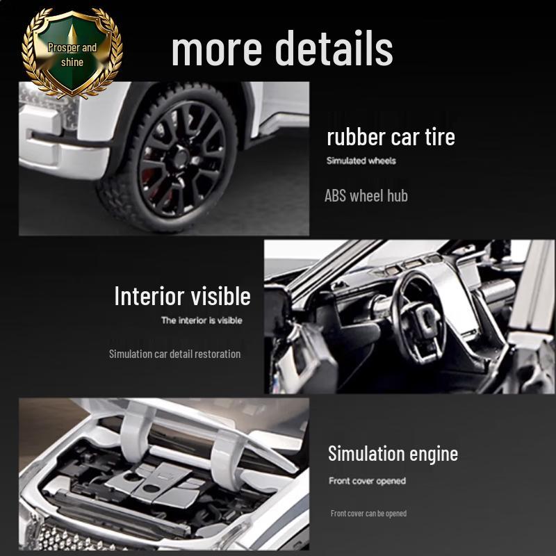 Yangwang U8 SUV Police Car Toy Model