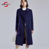 100% Wool Women Wool Coat Autumn Woolen Long Coat Winter Warm Wool Overcoat Double Breasted