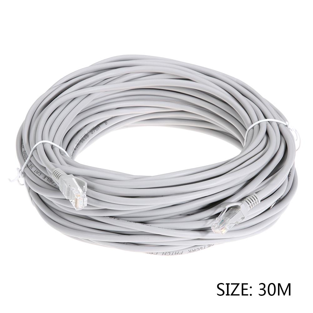 Cable Ethernet De Alta Velocidad Cat5e RJ45 Cable De Red LAN Enrutador De Ordenador Patch Cord 1M//1.5M/5M/10M/15M/20M/30M/50M