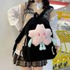 Plush Doll Plush Star Backpack Creative Student Schoolbag Leisure Corduroy Shoulders Bag Gilrs