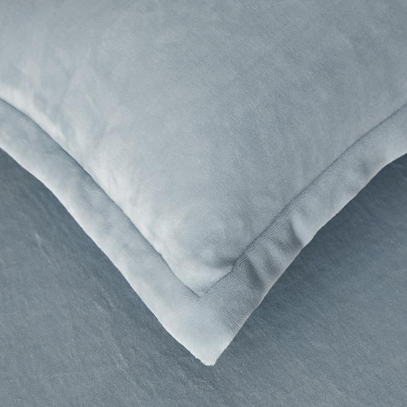 Теплые наволочки, однотонные наволочки 48x74 см, наволочки, прямоугольные наволочки, наволочки из бархата, 2 шт.