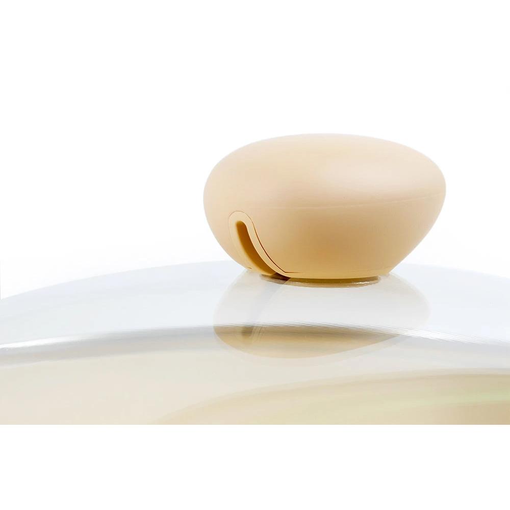 NeoFlam RETRO Stew Pot (18cm) with Glass Lid Dishwasher Safe No PFOA Mint / Pink