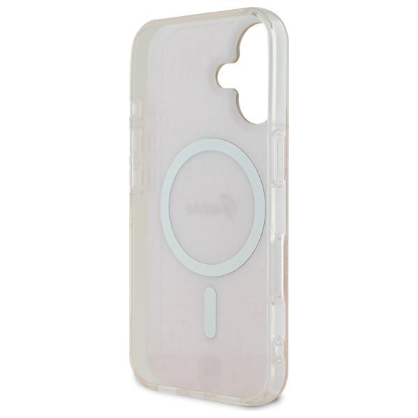 Etui do iPhone 16 Plus Guess Różowy Hardcase MagSafe