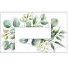 Наклейка на выключатель Зеленый лист Виниловые наклейки Дизайн с листьями растений Водонепроницаемые