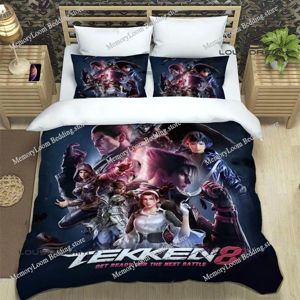 3D Game Tekken8 Printed Bedding Sets Exquisite Bed Supplies Set Duvet Cover Bed Comforter Set Bedding Set Luxury Birthday Gift