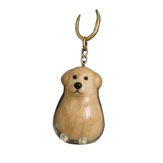 1/3Pcs Dog Bag Hair Collector Keychain Waterproof Keychain