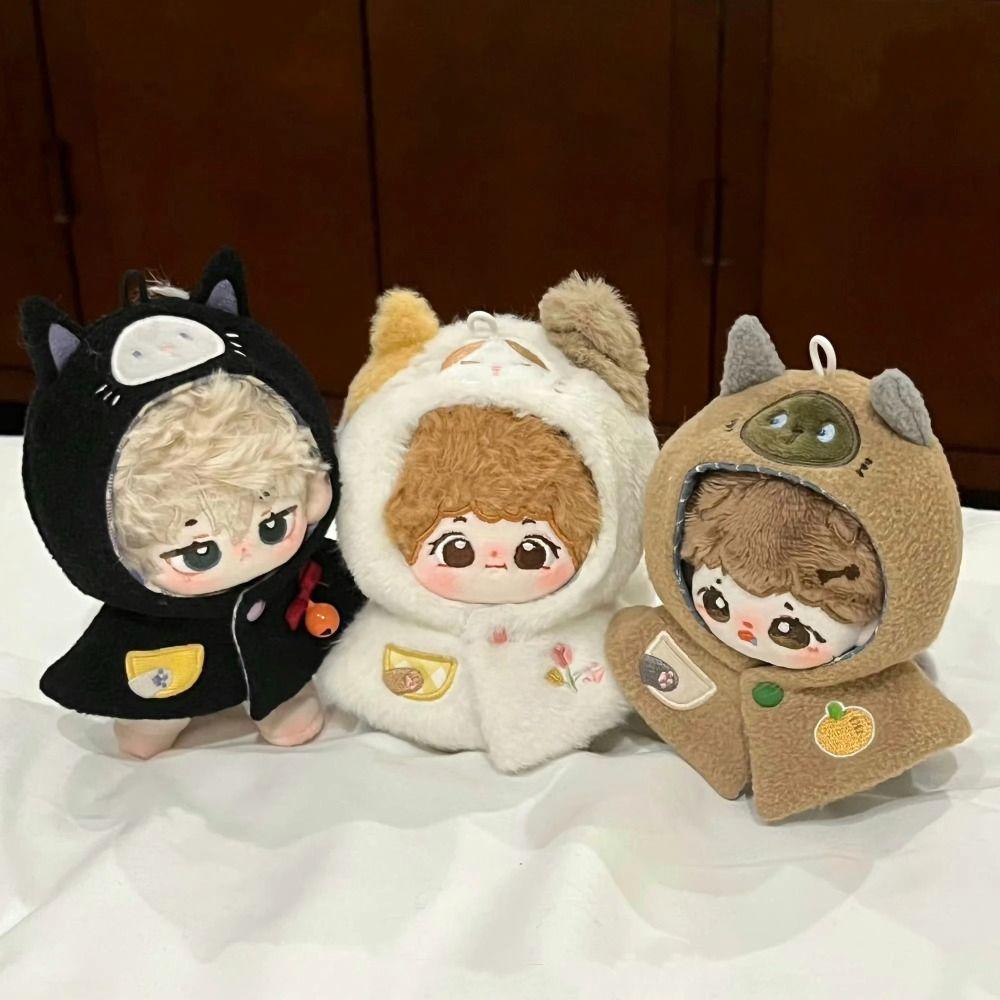 Clothes Outfit 10cm Doll Clothes Small Cloak Doll Cat Cloak Cotton Doll Clothes Birthday Gift