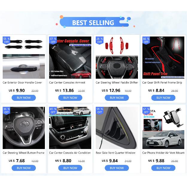 Car Phone Holder Air Vent Mount Clip Clamp Mobile Phone Holder for Toyota Corolla Altis Accessories 2019 2020 2021 2022 2023