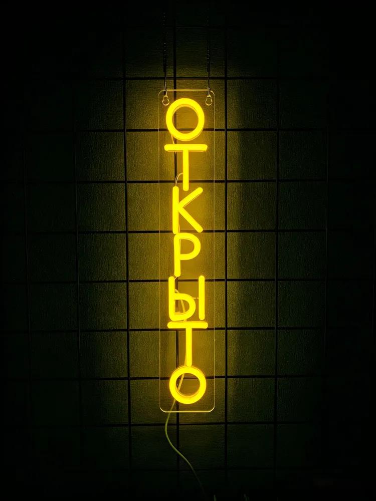 Open-neon signs, led signs, suitable for commercial spaces, acrylic lights, usb powered