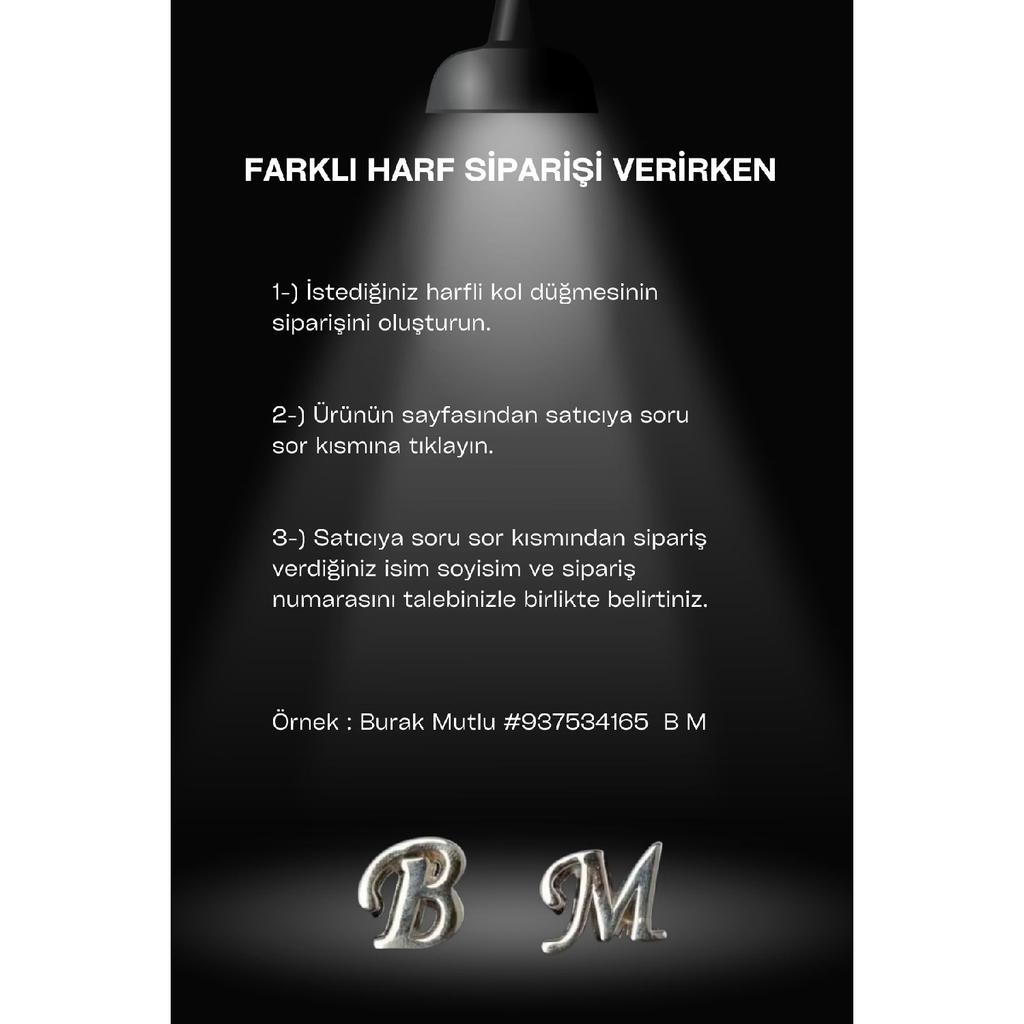 Персонализированная запонка серебряного цвета с буквой А