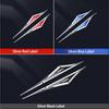 AAAEI1 Car sticker badge metal 3D decorative blade style accessories For Opel Corsa D Astra Insignia Mokka Adam Combo OPC Vauxhall