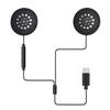 Waterproof Bike Helmet Headphones Active Noise Reductions Stereos Audios AntiInterference Design Type C Connectivity for Outdoor