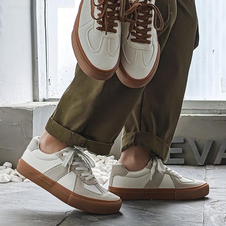 Весенние дышащие толстые уличные туфли мужские повседневные осенние рабочие туфли на мягкой подошве женские слипоны 36-45