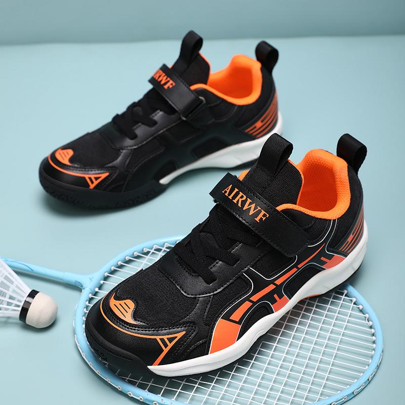 Children's badminton shoes Boys and girls table tennis training shoes Student mesh breathable shock absorber sports shoes