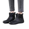 Autumn and Winter New Flat Bottomed Martin Boots with British Style Short Sole and Oversized Women's Shoes