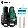 KEYYOU Для Saab 9-3 93 2003 2004 2005 2006 2007 Автомобильный Пульт Дистанционного Управления 315 МГц 433 МГц Умный Ключ Автомобиля Брелок LTQSAAM433TX PCF7946AT Чип ID46