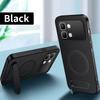 Чехол для Infinix Note Edge 5G, мягкий силикон, углеродное волокно, магнитная подставка, защитная задняя крышка, чехол-ракушка для Infinix Note Edge