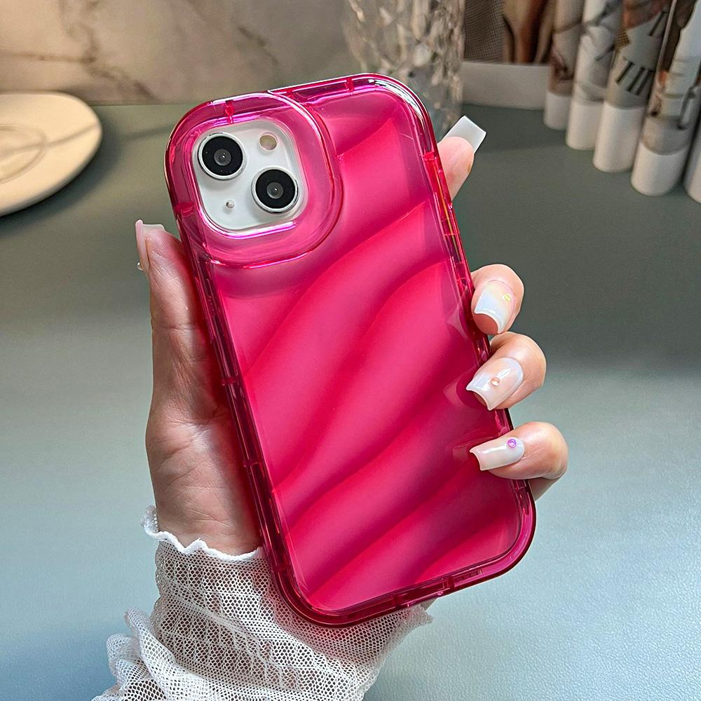 Чехол с волнистым узором для iPhone 13, чехол для iPhone 11, 14, 15, Pro Max, 12, XR, 7, 8, Plus, X, Xs, SE, 6, 14, Promax, 13, promax, мягкий, роскошный, Funda
