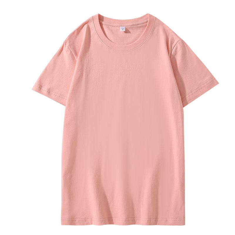 VEZFAA Женская мода повседневная однотонная блузка с принтом на лето и весну с коротким рукавом и круглым вырезом и рубашками