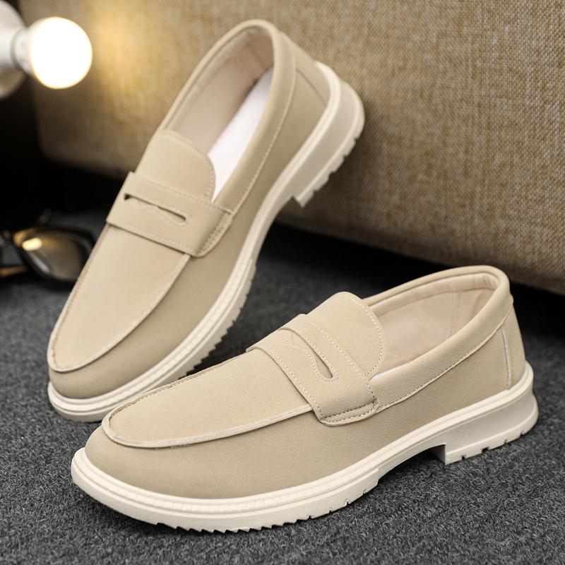 High Quality Spring Autumn Men Loafers Soft Leather Sneakers Shoes Men Casual Shoes Slip on Flats Driving Shoes chaussure hommes